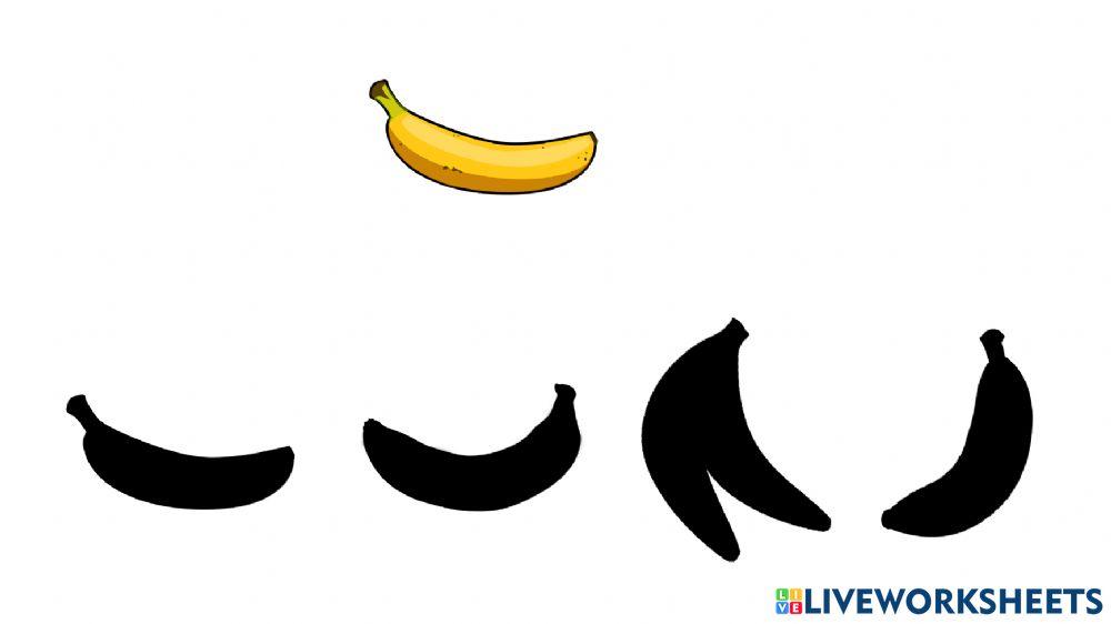 Discriminación visual. Atención 1. (Frutas).