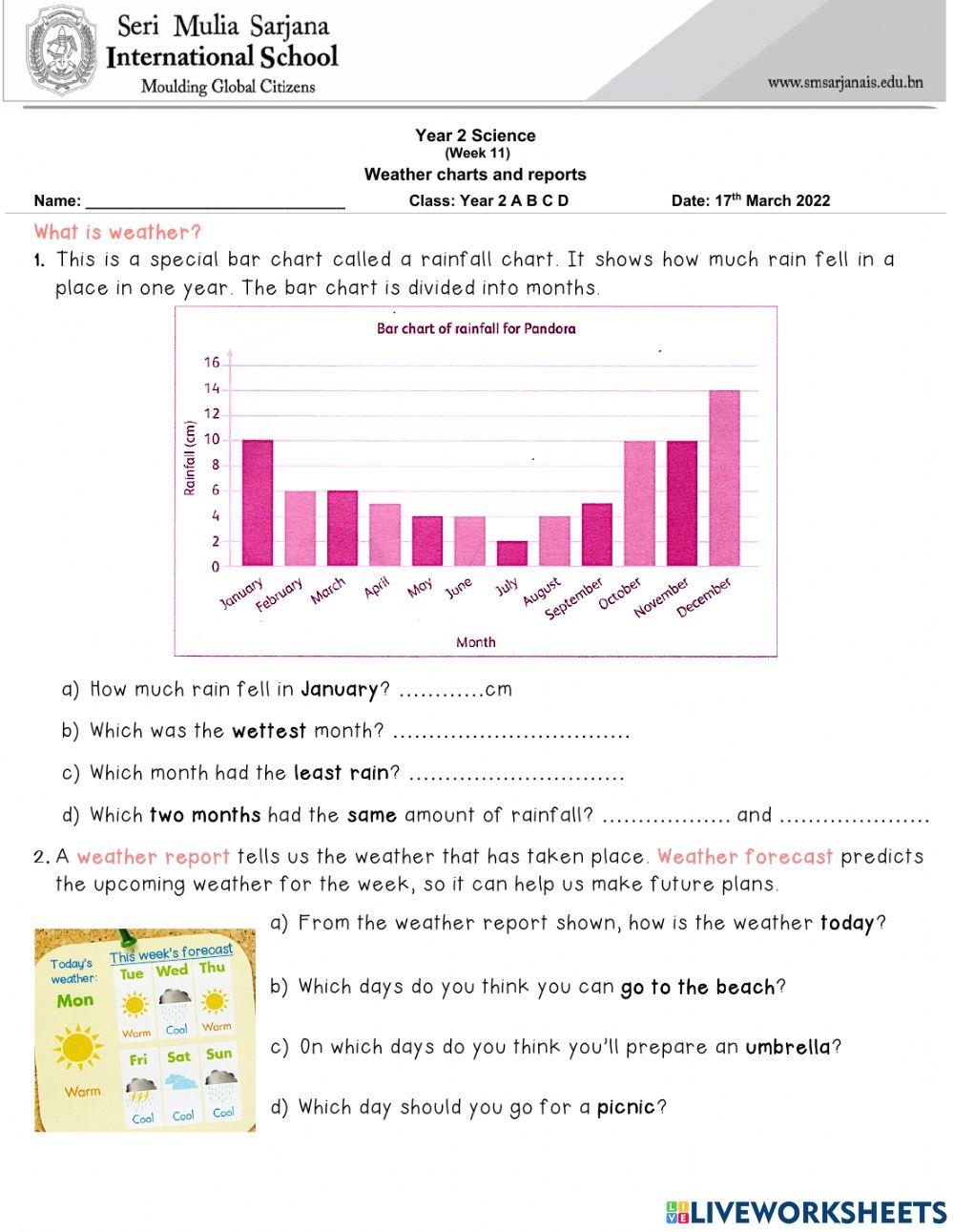 Weather Charts and Reports