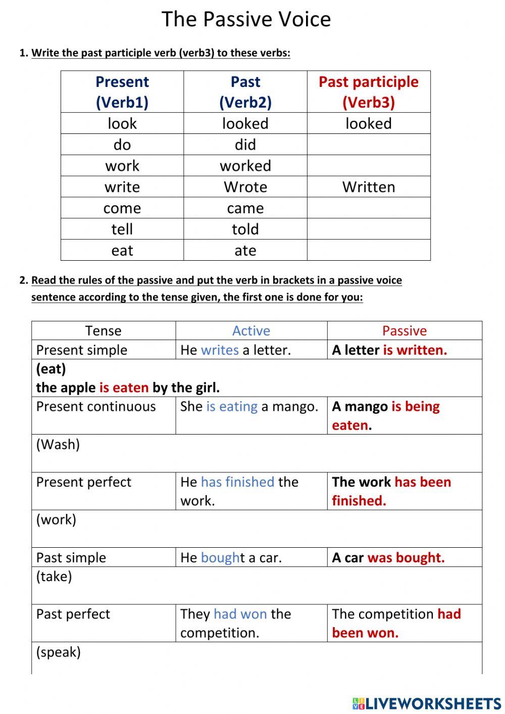Passive voice