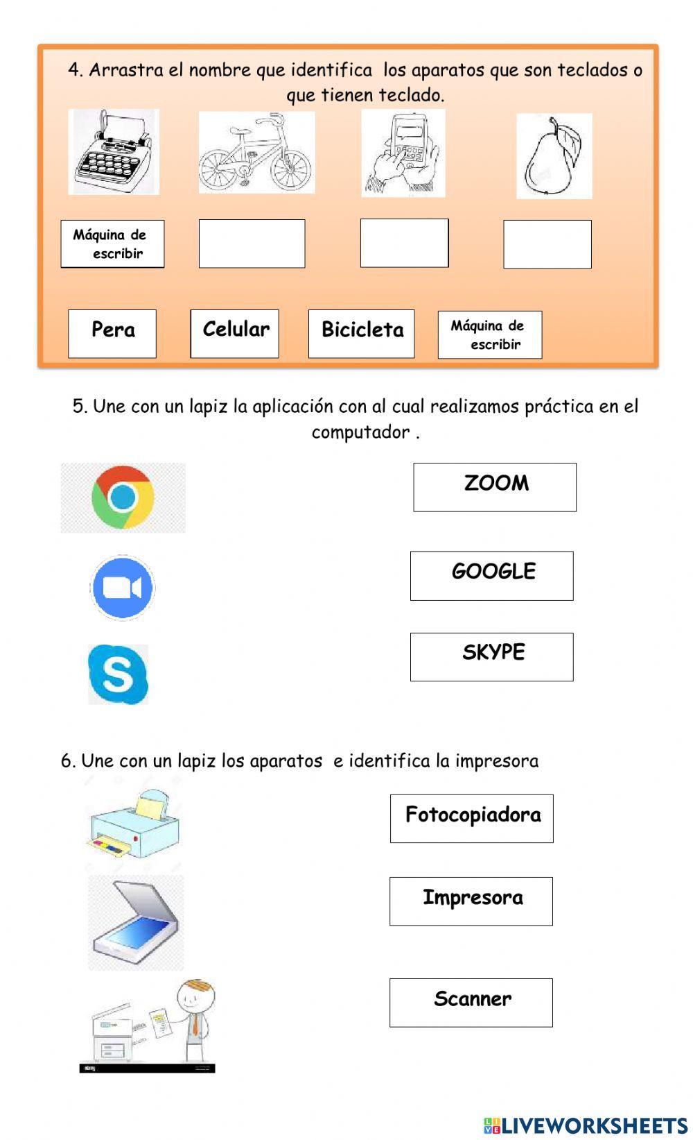Informática Primero de primaria