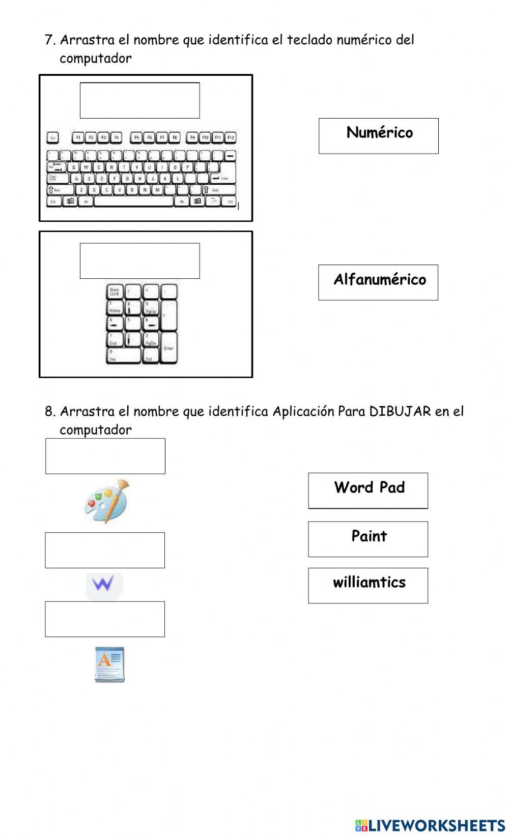 Informática Primero de primaria