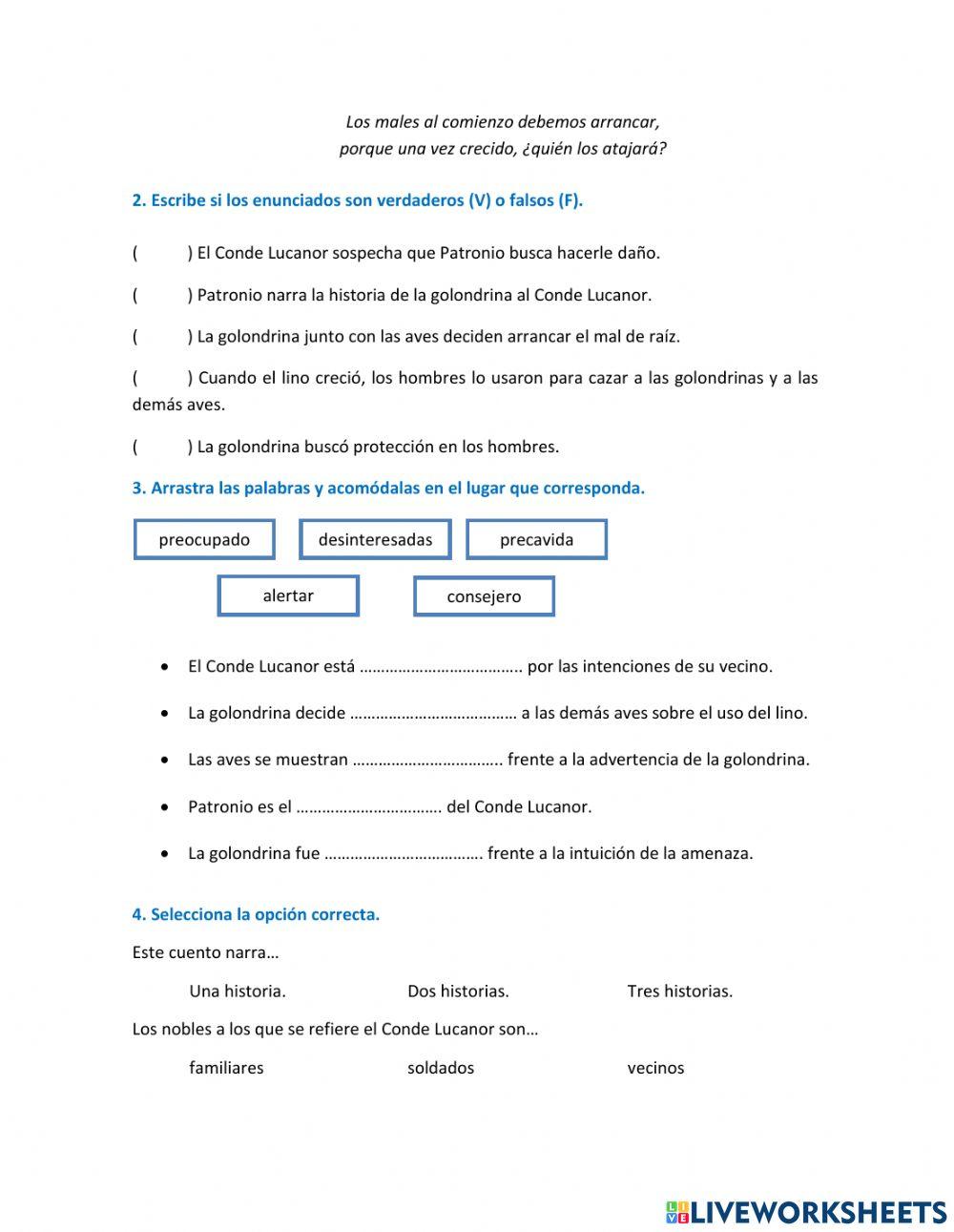 Conde Lucanor Cuento VI