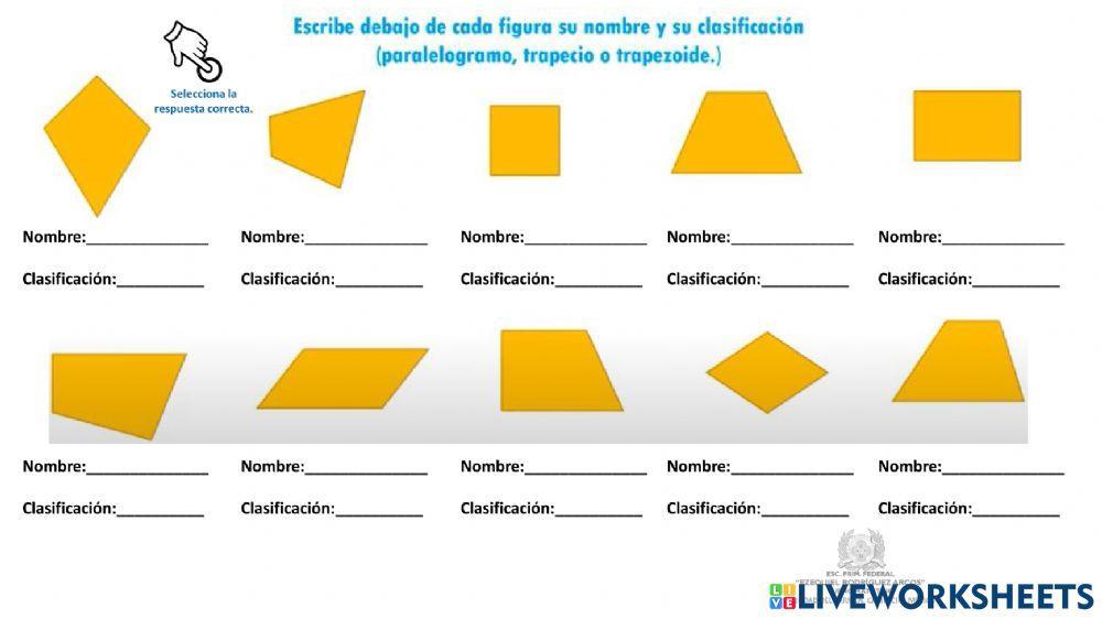 Desafío 61 Clasificación de cuadriláteros