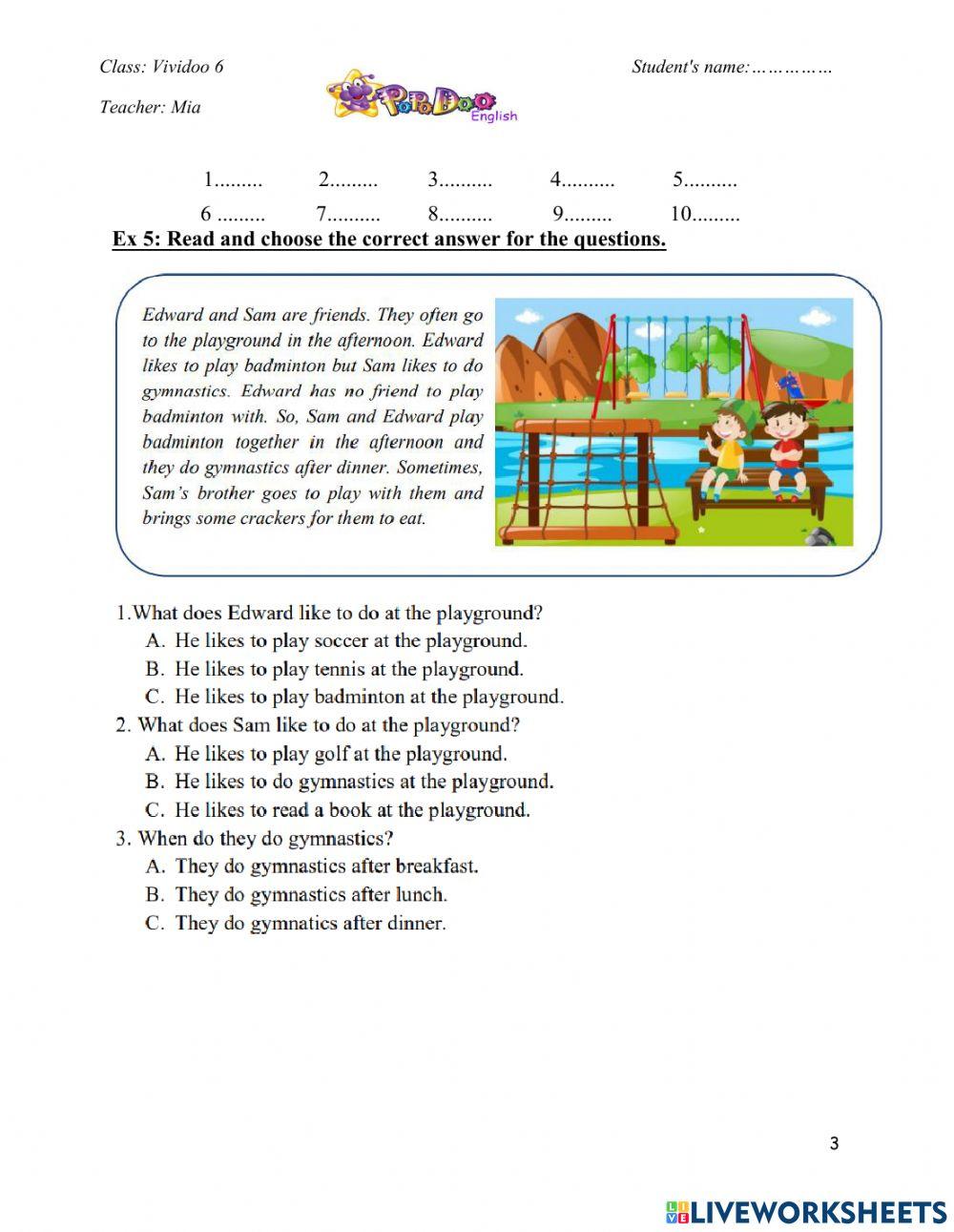 VVD6-TEST UNIT 3.4.10.12.2021