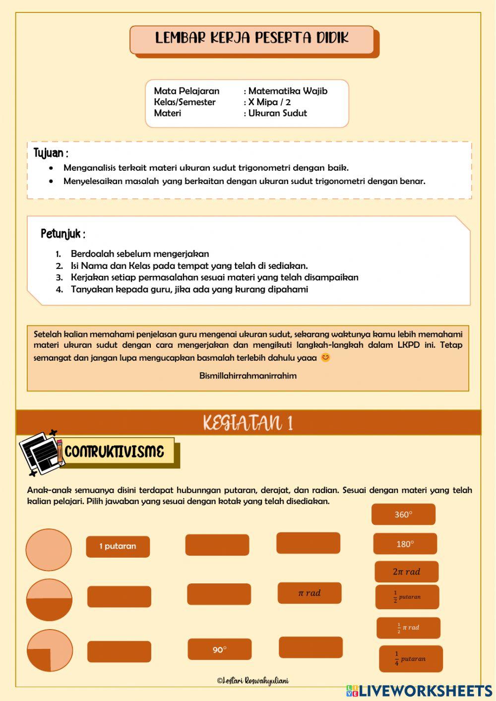 Lkpd perbandingan trigonometri pert 1