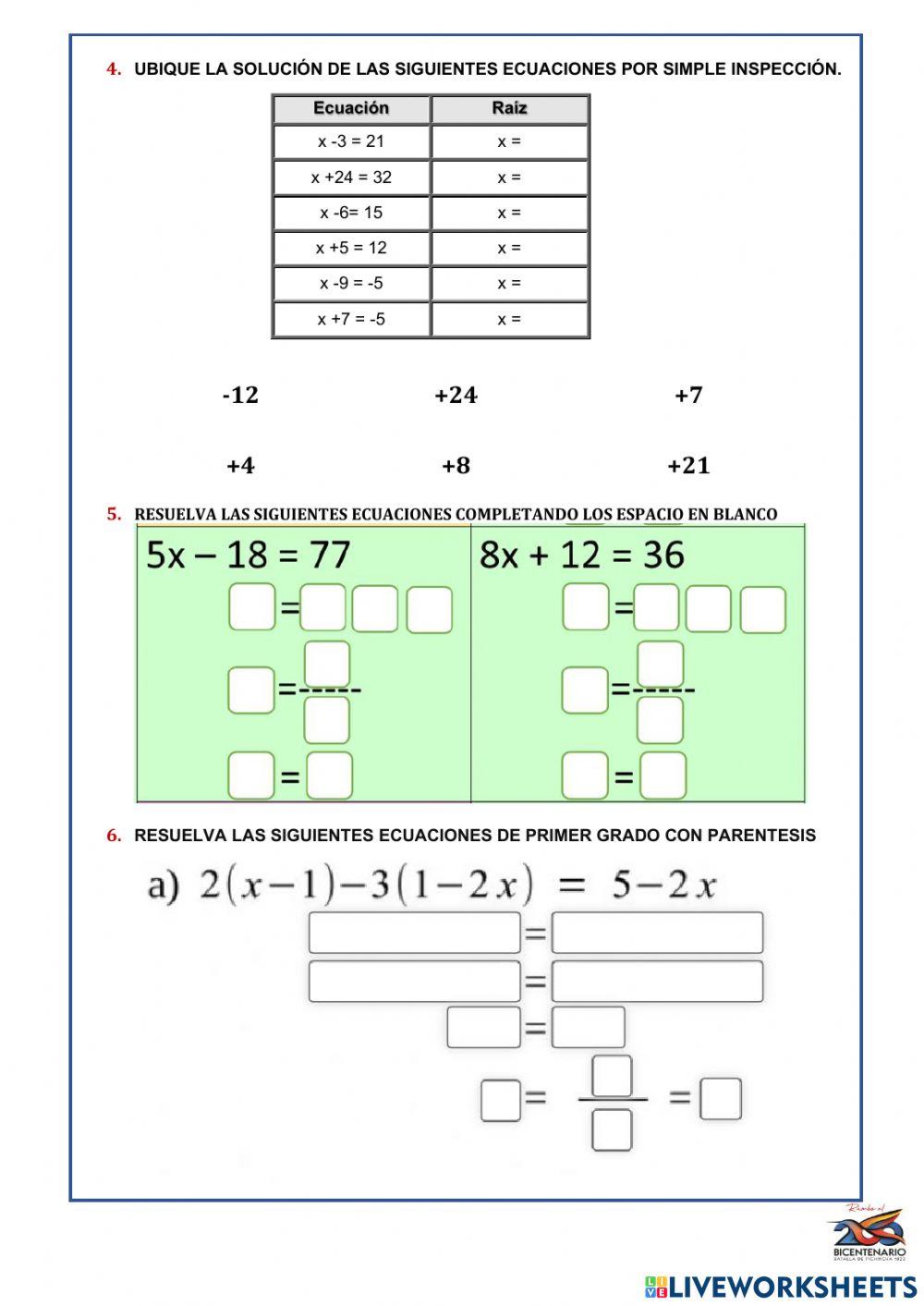 Sistemas de ecuaciones reduccion igualacion
