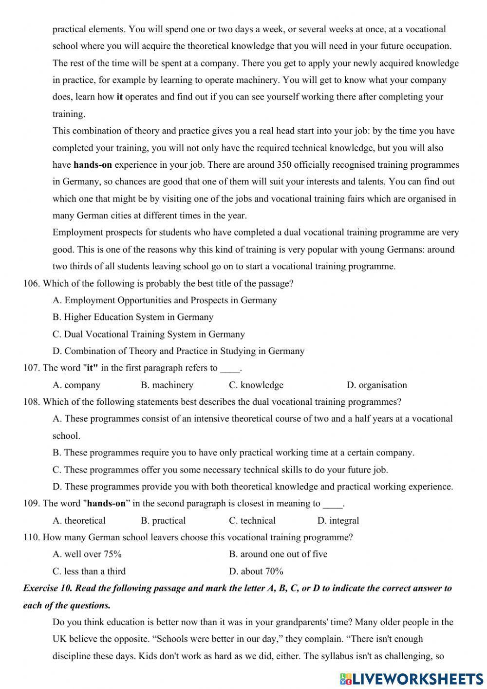 Grade 11 - U7 (BTTN)