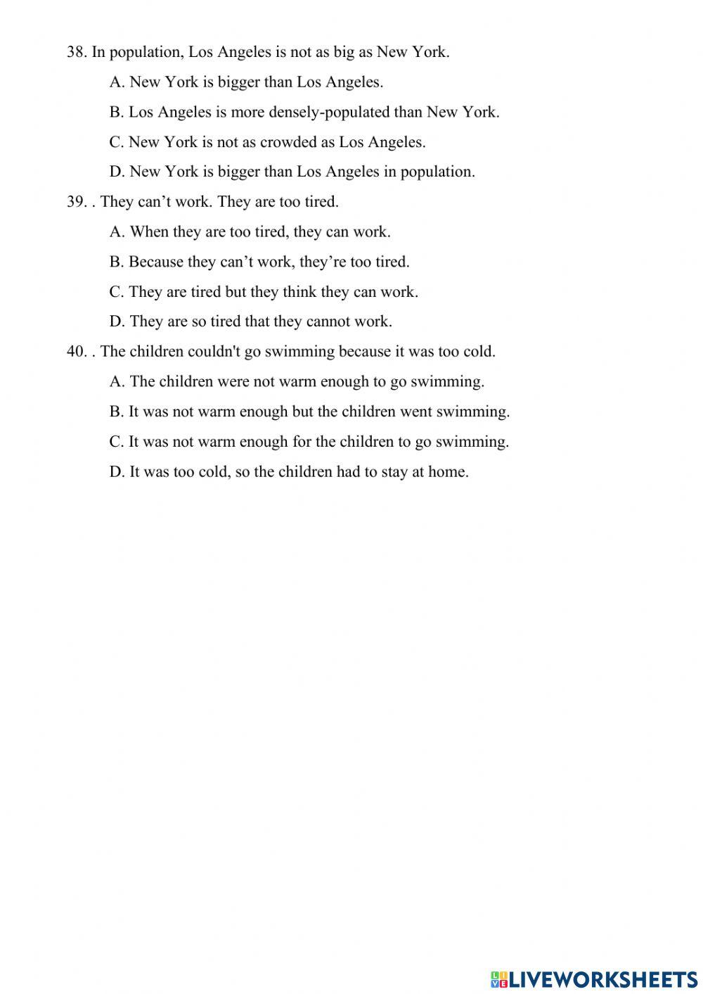 writing-test-2-no1-live-worksheets
