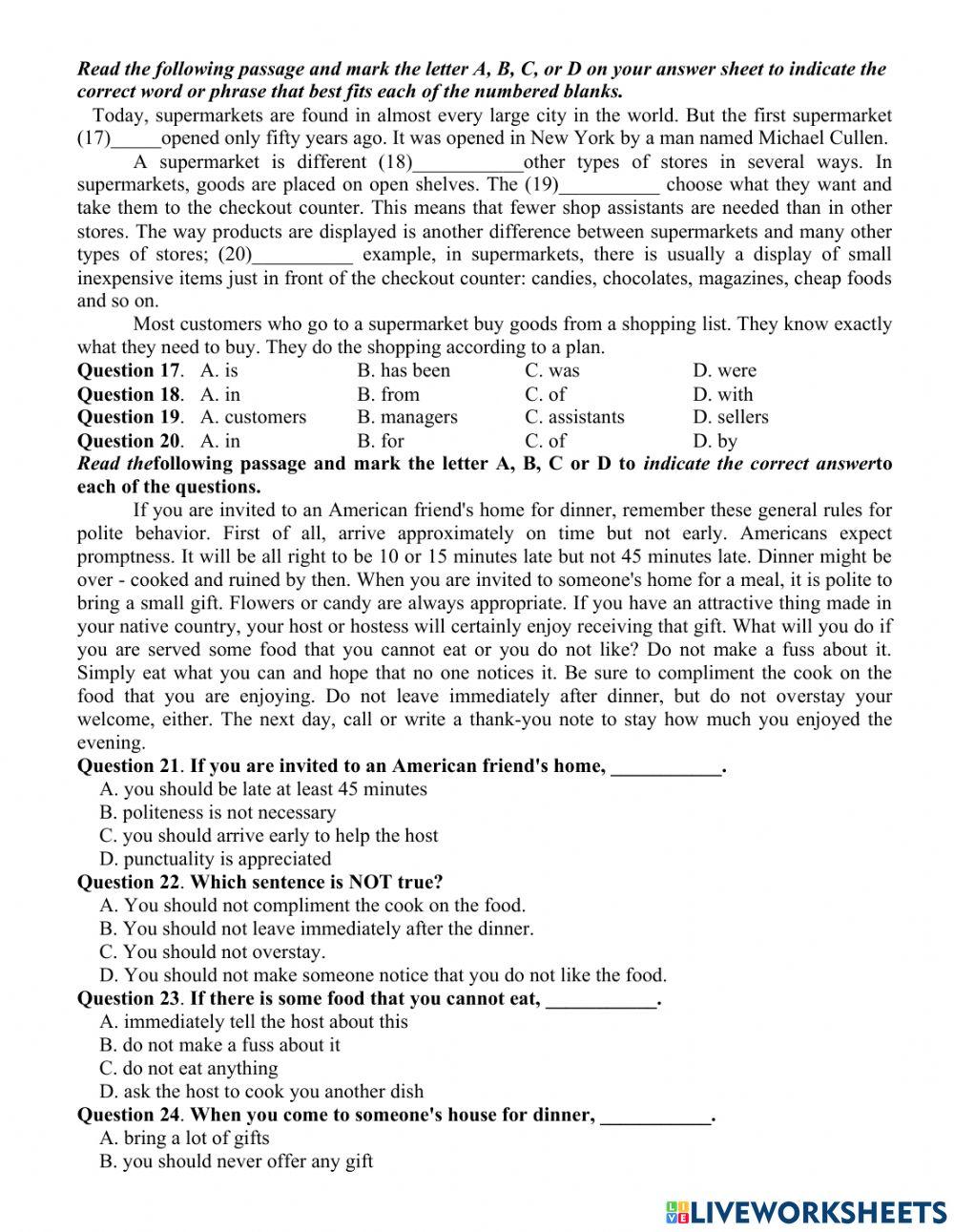 Final term Test 1st-1