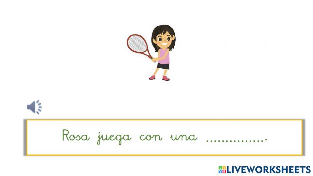 Completar oraciones fonema r