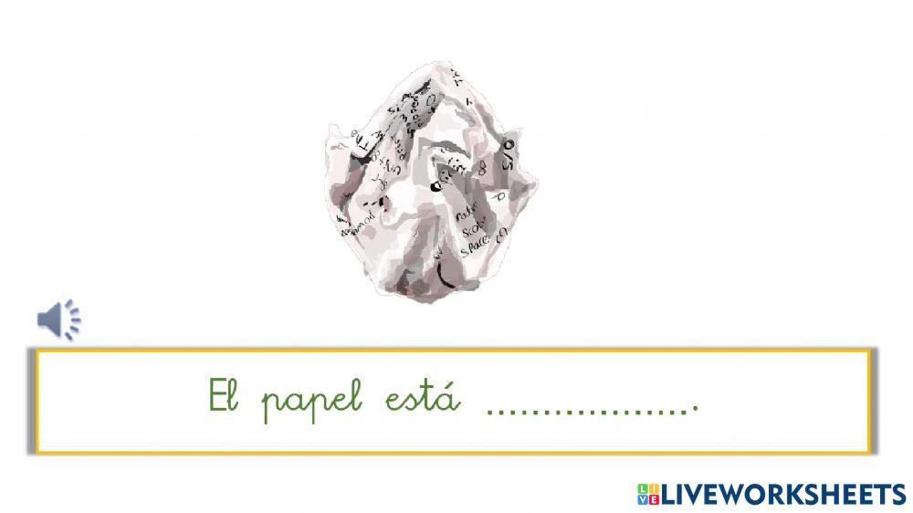 Completar oraciones fonema r