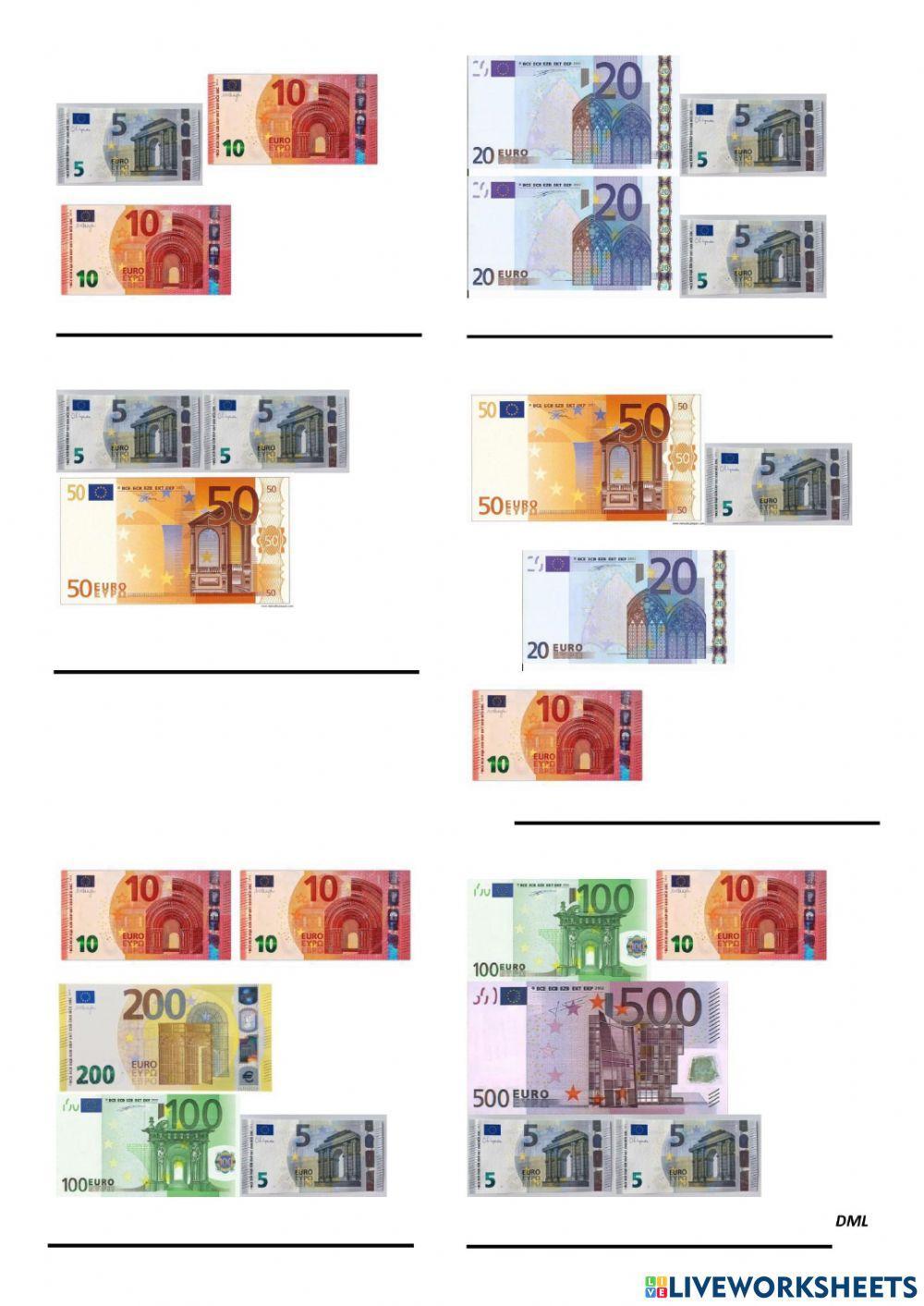 Aprendo los euros (DML)