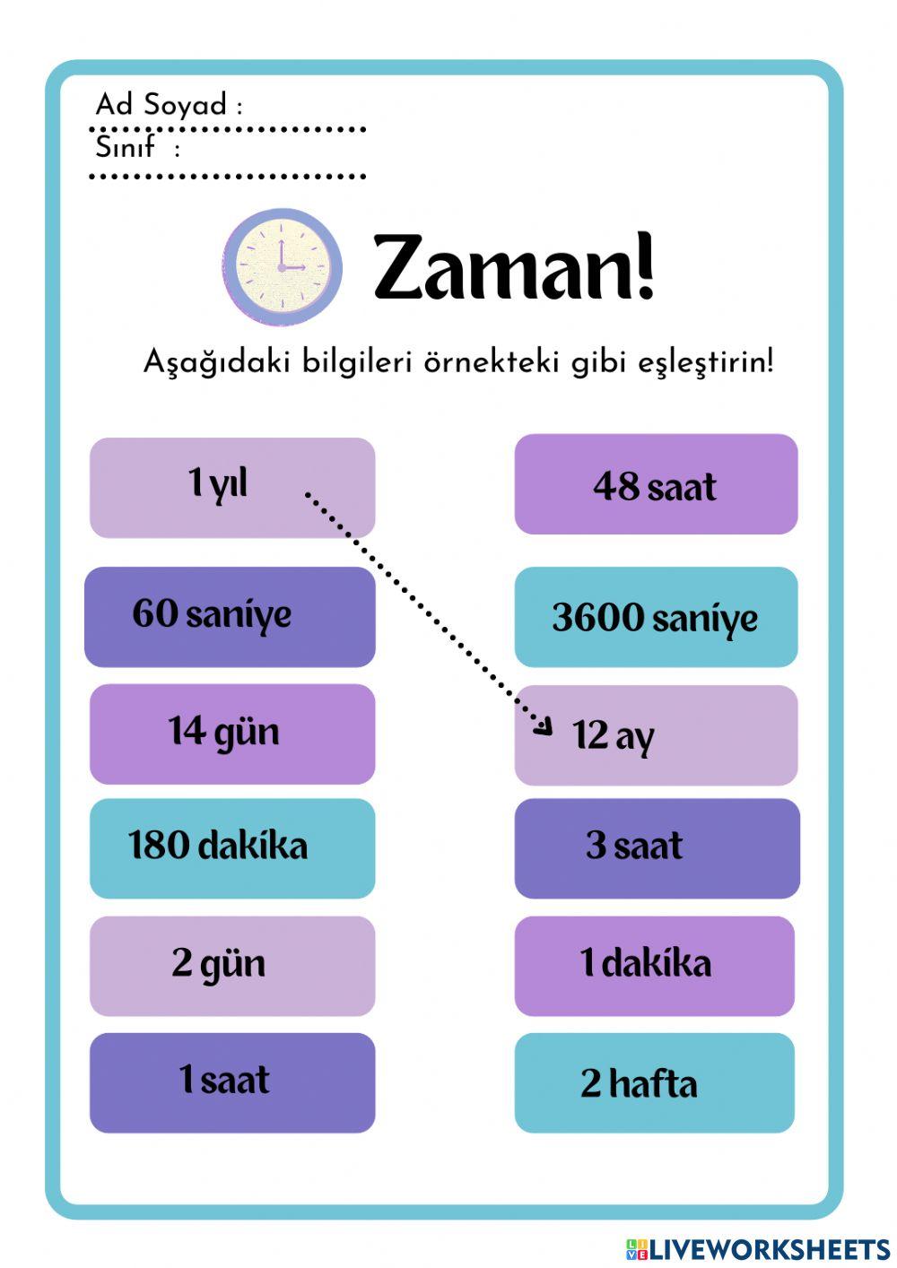 Zaman etki̇nli̇ği̇