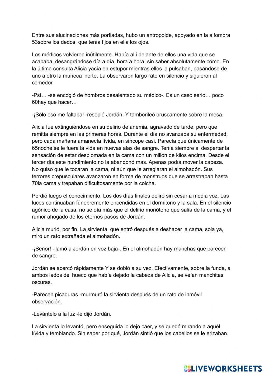 El almohadón de plumas