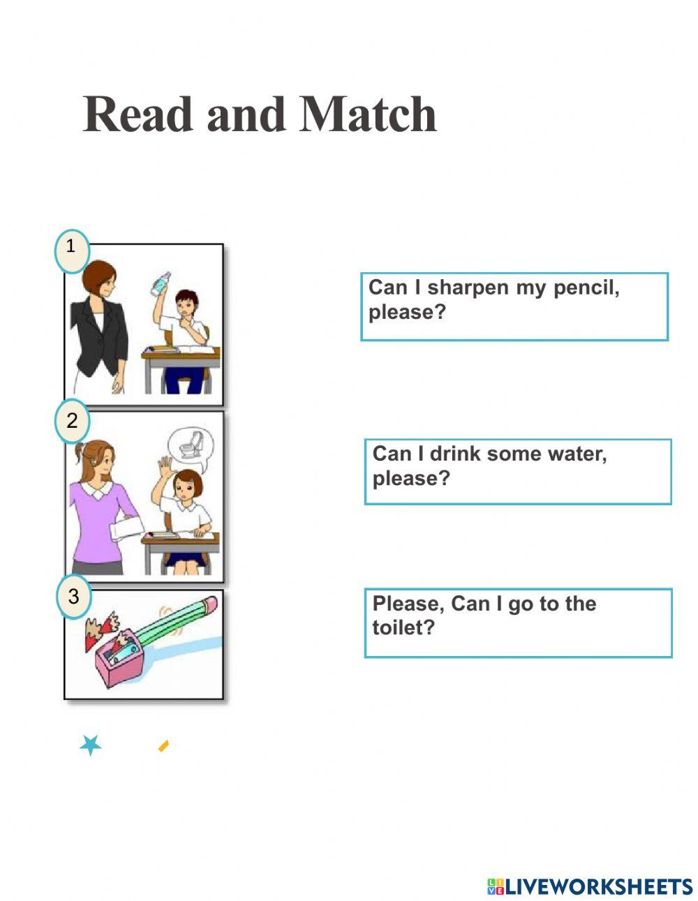 Making a request online exercise for | Live Worksheets