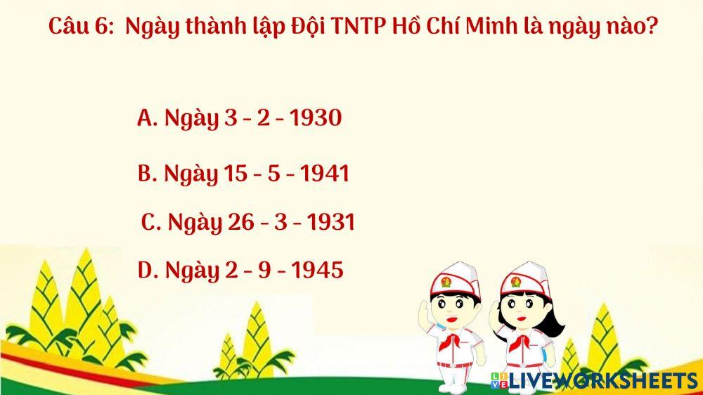 Tìm hiểu về Đội TNTP HCM