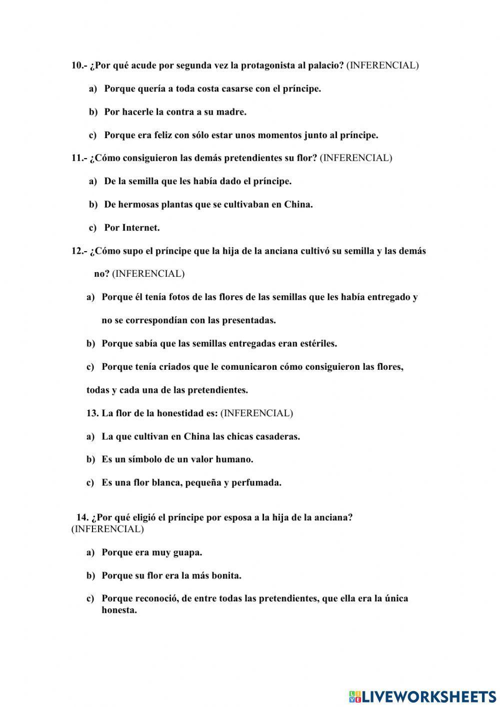 La flor más bonita ( 7 y 16 no se hacen )