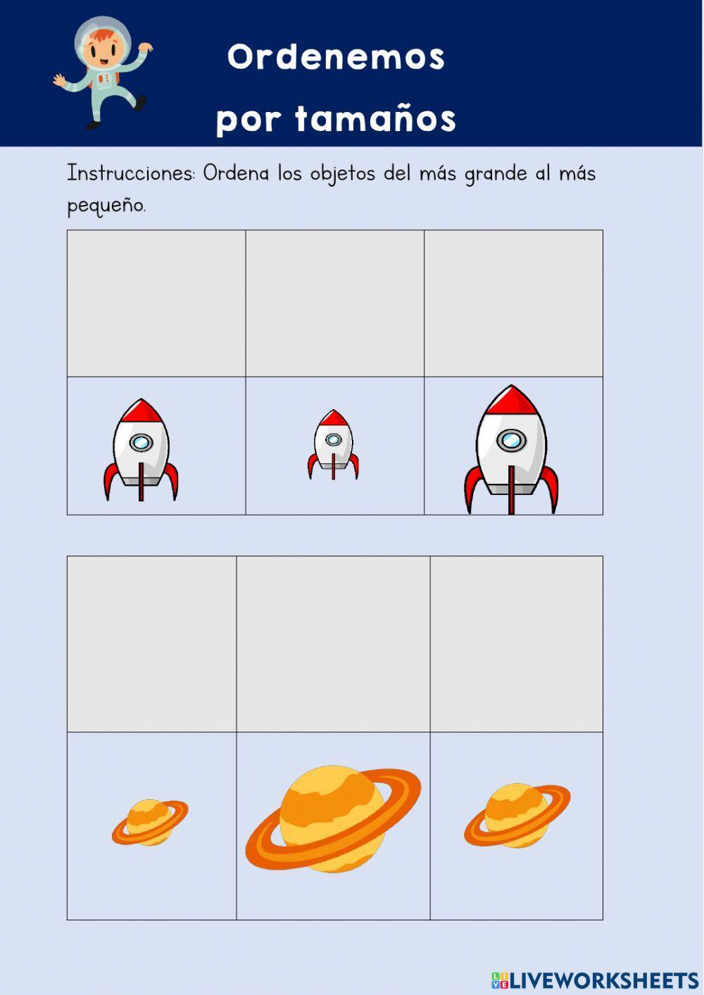 Seriación por tamaño