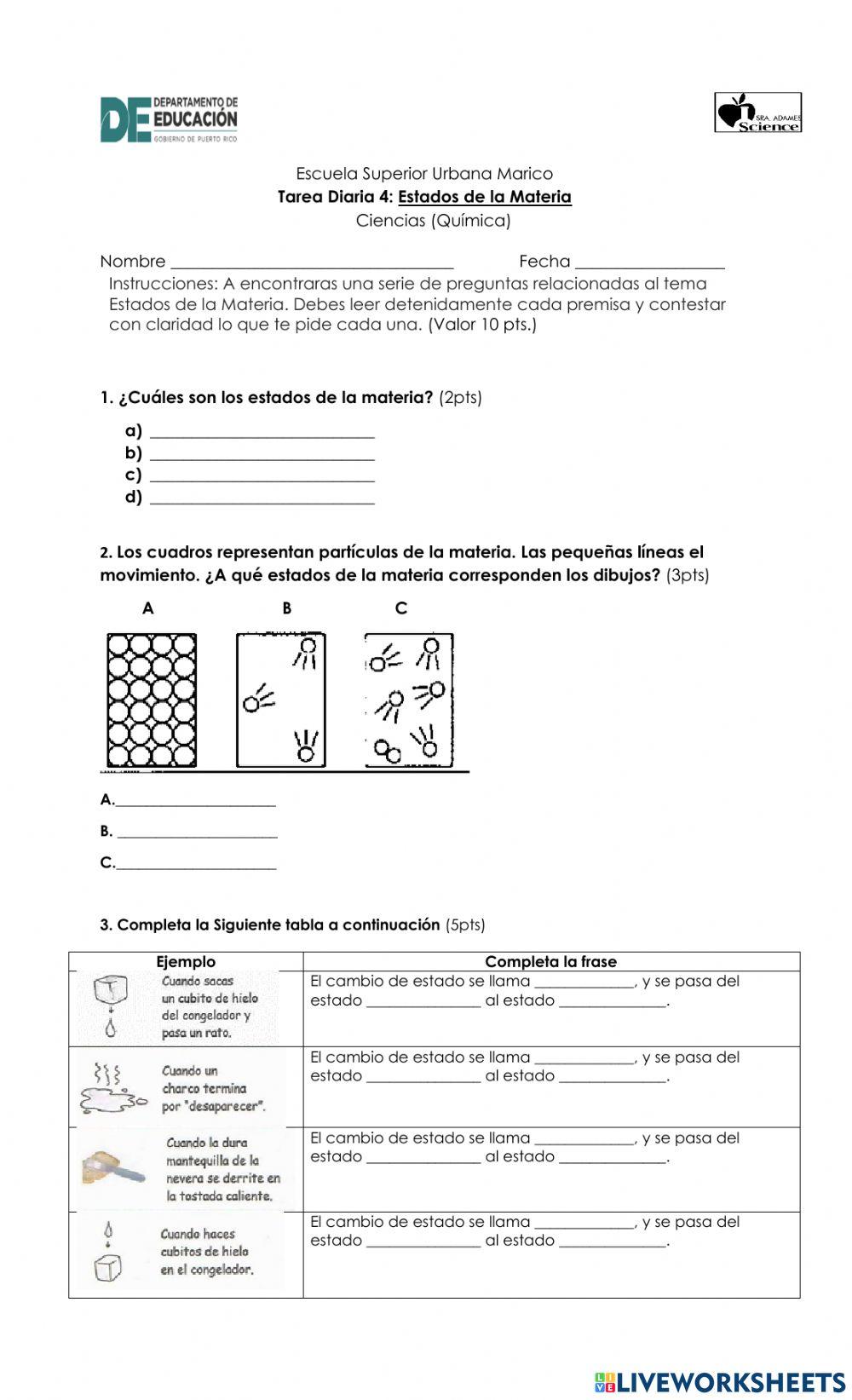 Estados de la Materia