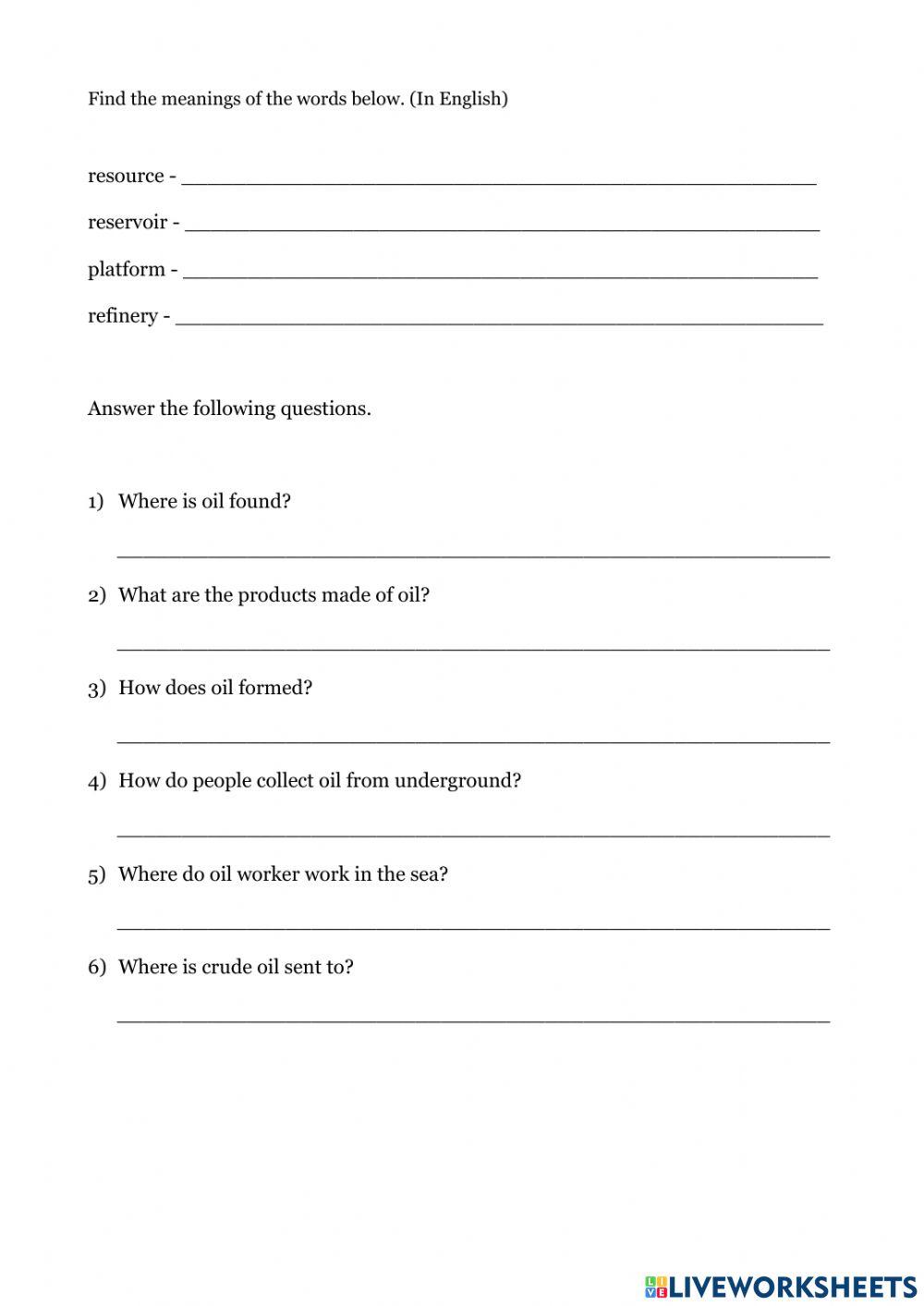 Reading Comprehension