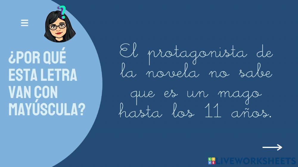 Mayúsculas mágicas