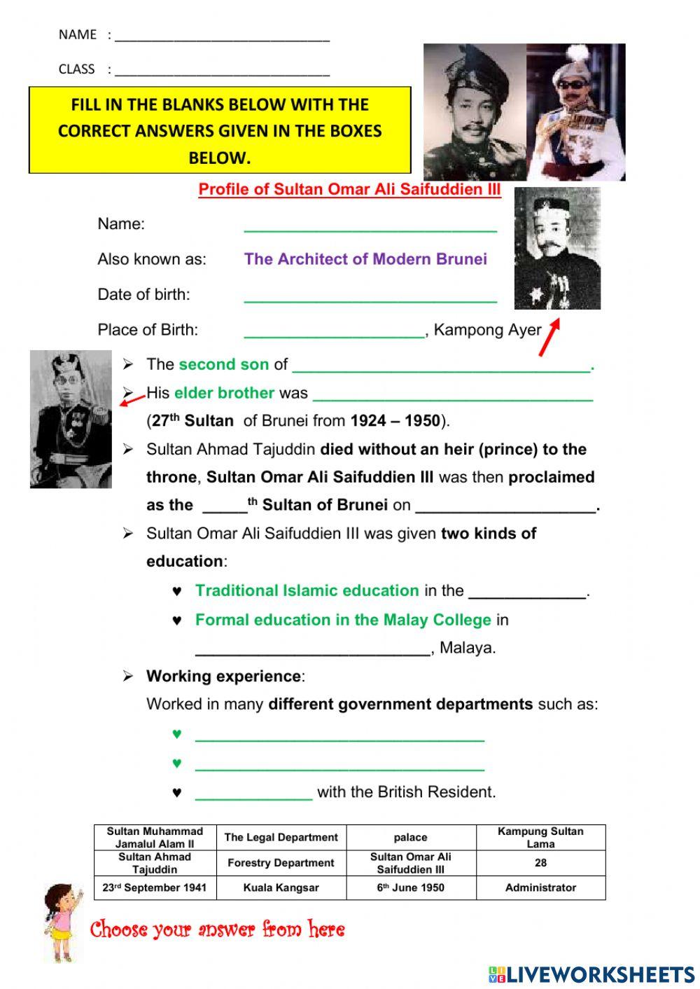 Sultan omar ali saifuddien iii