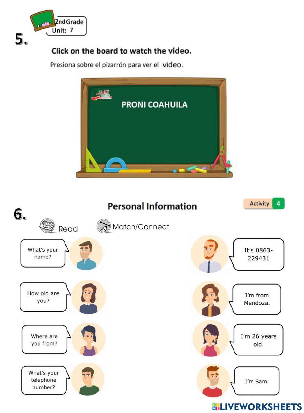 2nd Level unit 7 week 1