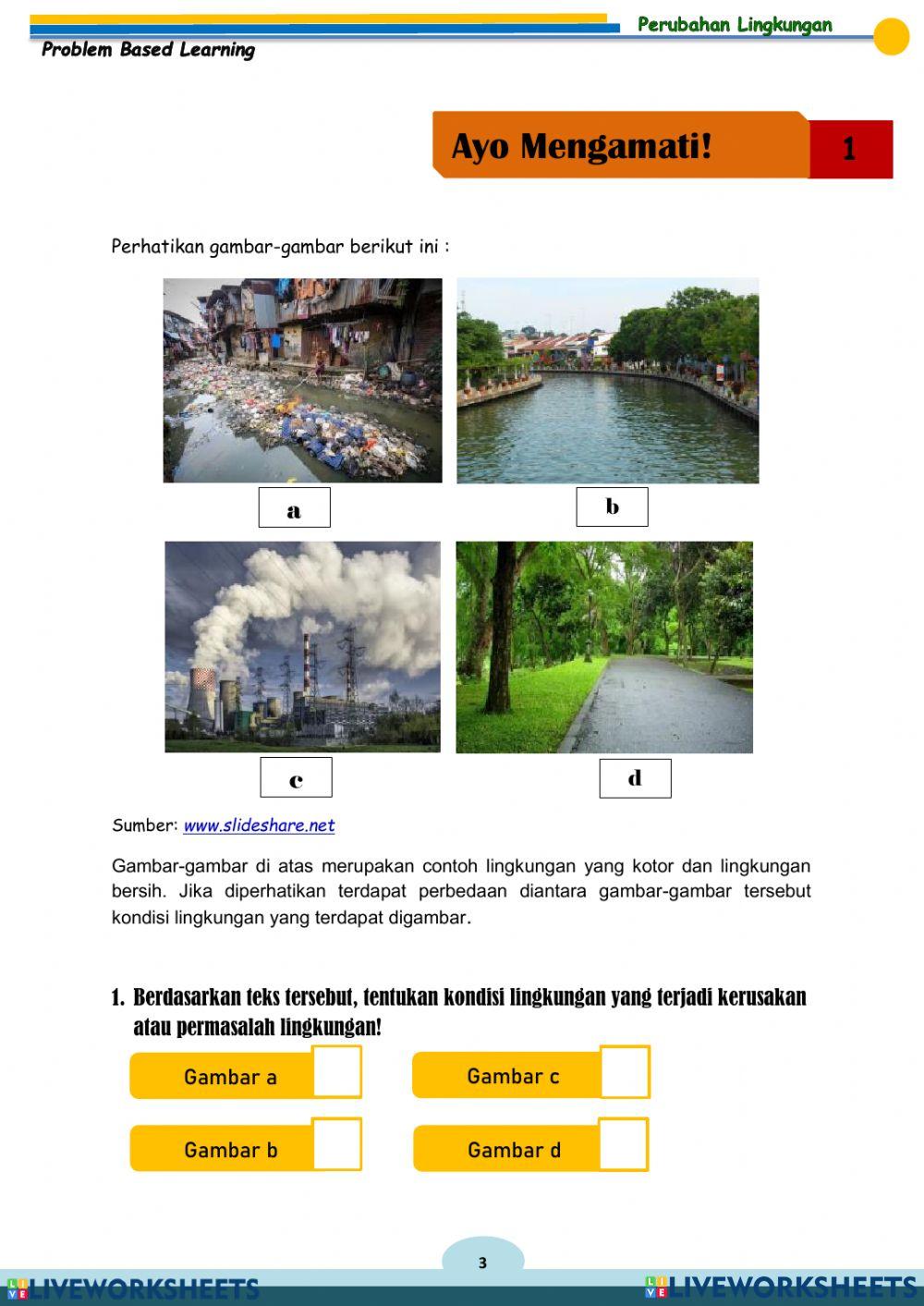 LKPD Perubahan Lingkungan