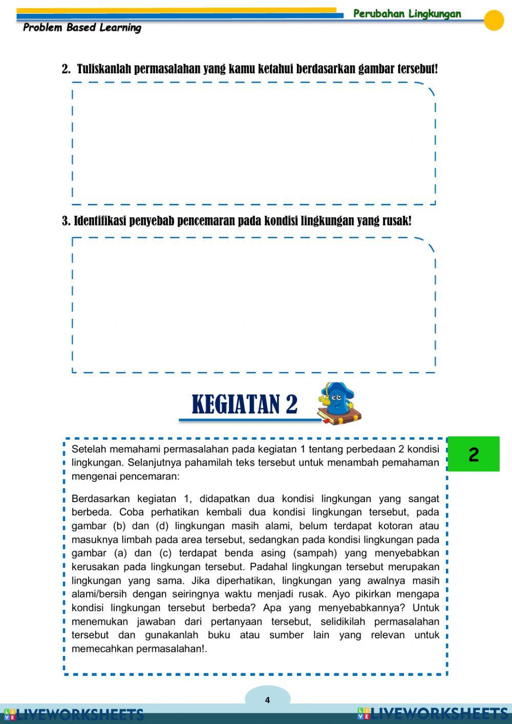 LKPD Perubahan Lingkungan