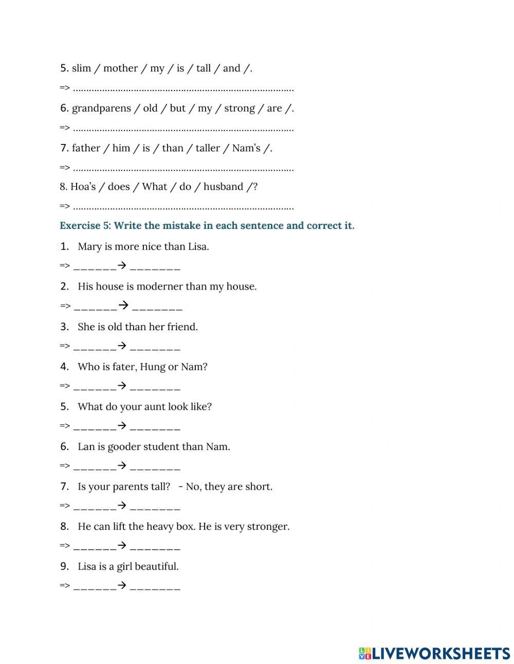 Review what does he look like