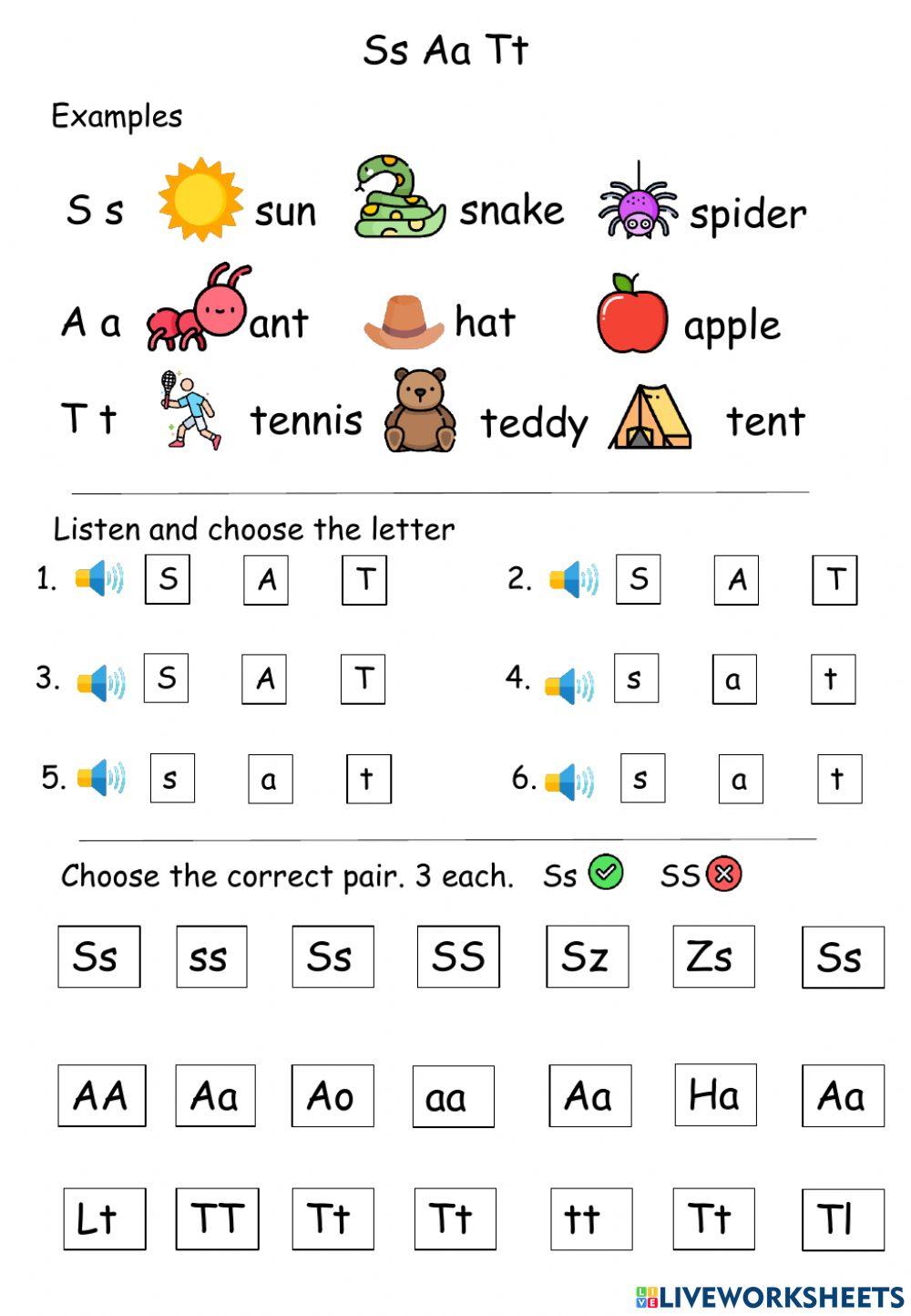 Ss, Aa, Tt