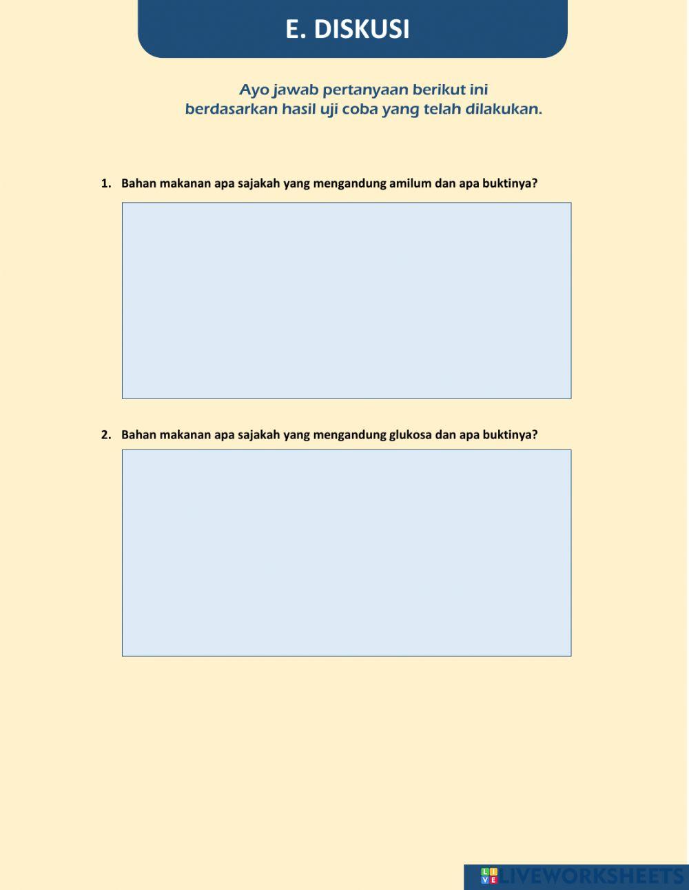 LKS Uji Kandungan Zat Makanan