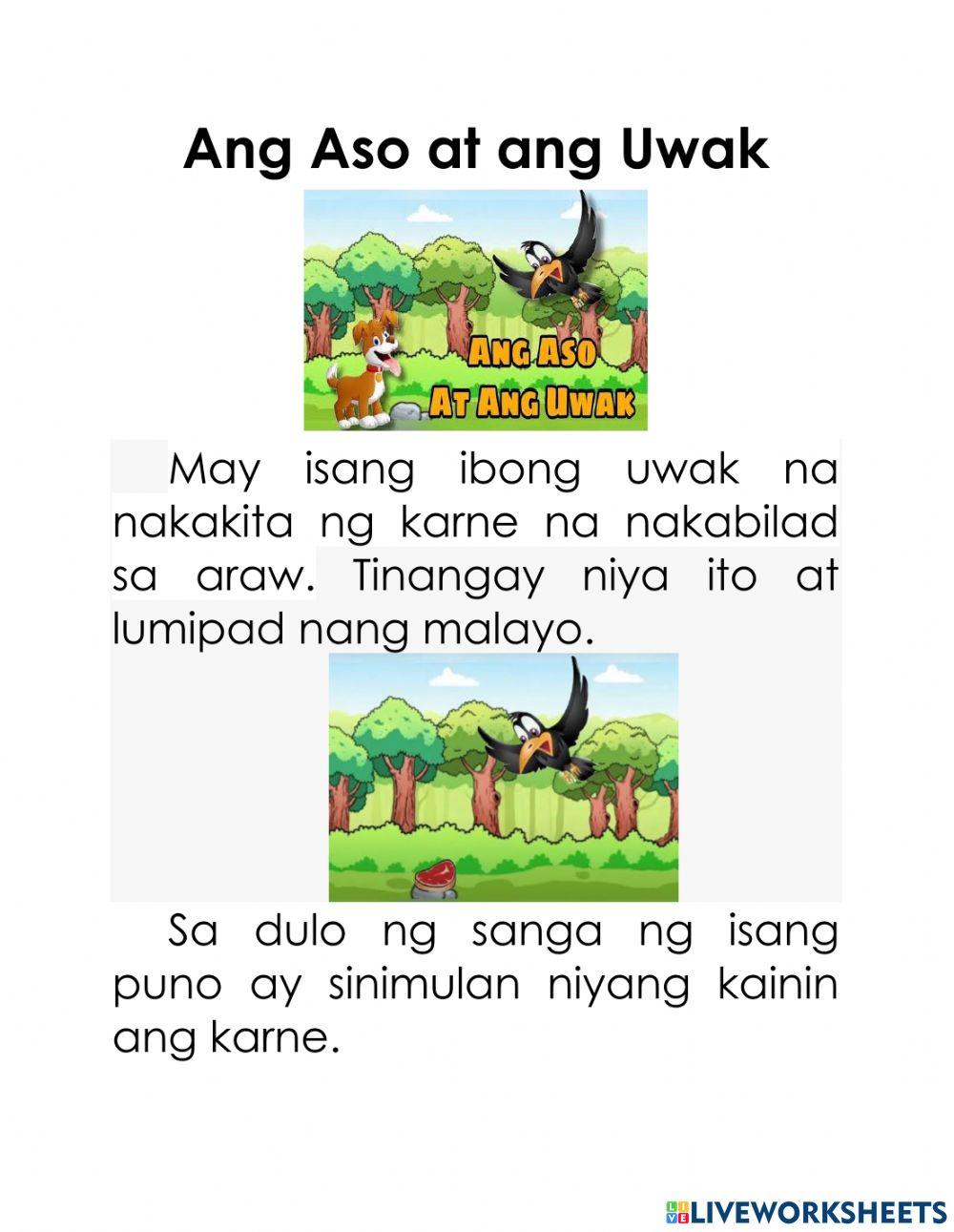 Ang aso at uwak
