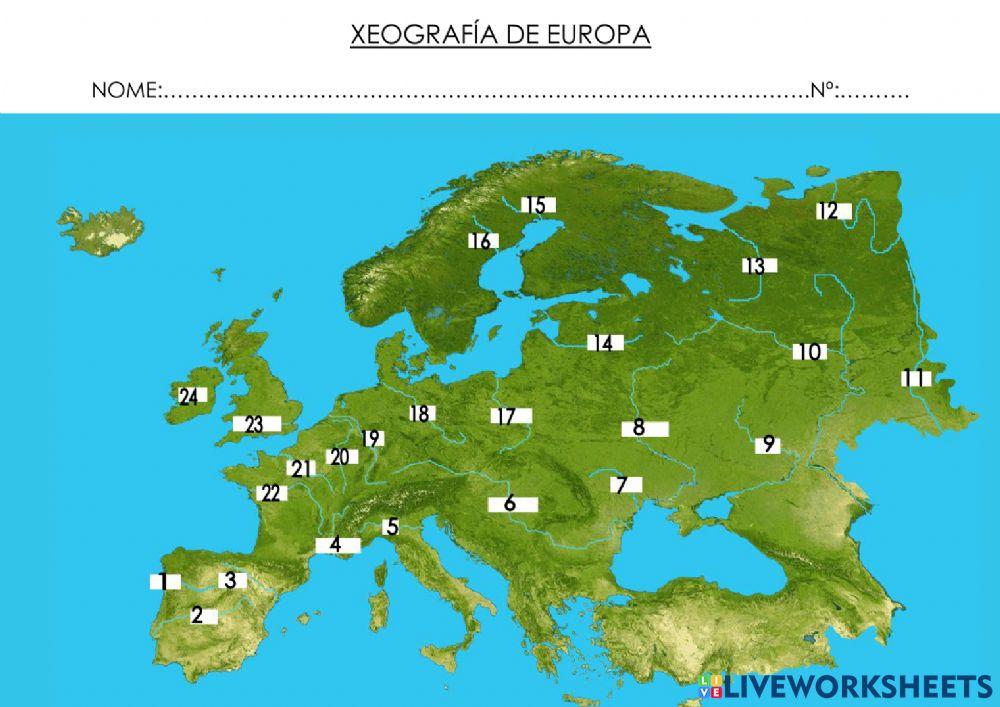 Xeografía de Europa 6ºEP