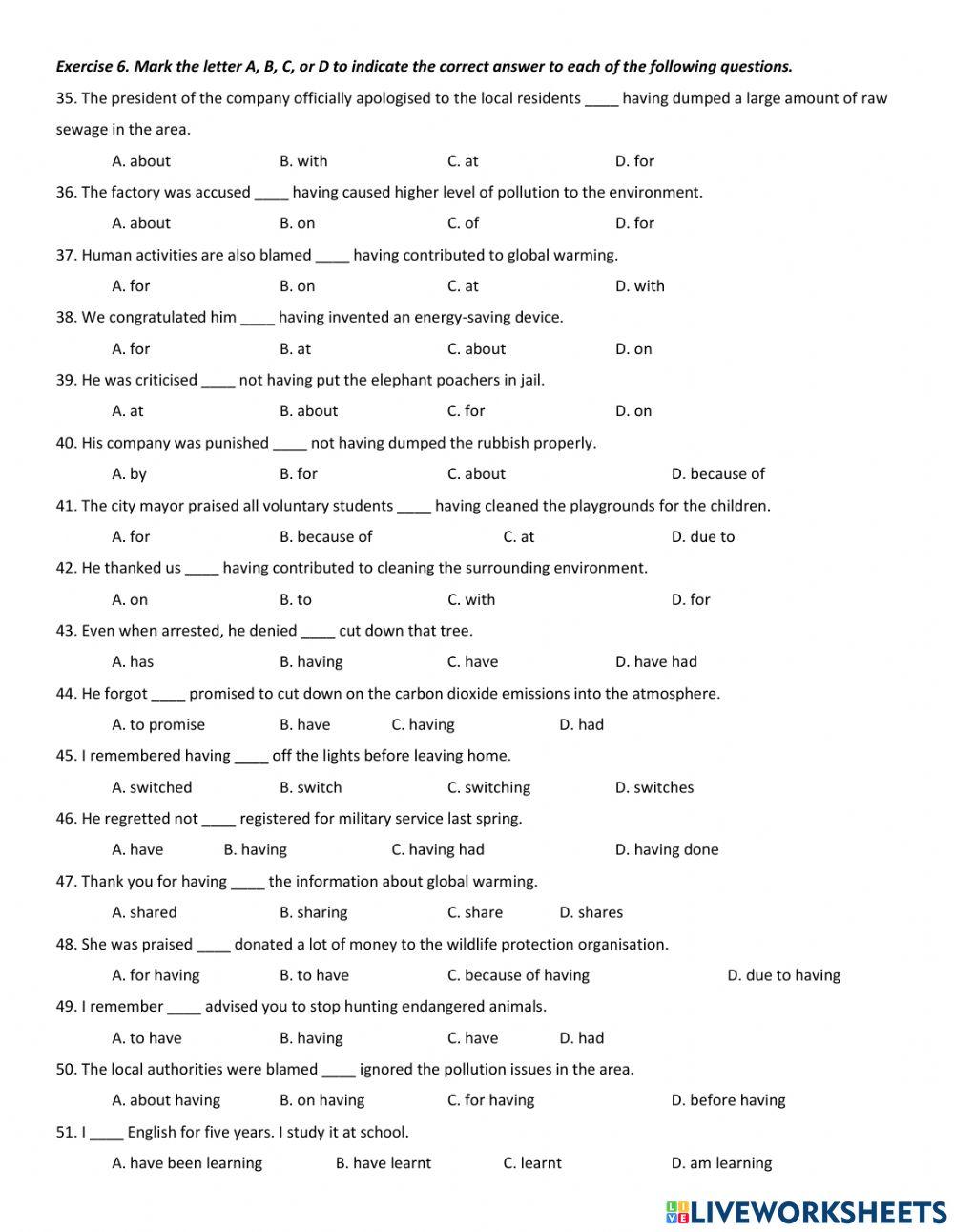 Revision second mid-term test g11