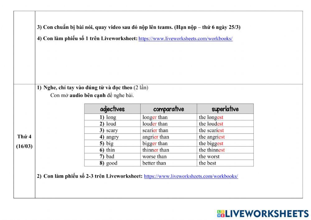 Phiếu HD học tuần từ 14-18.03