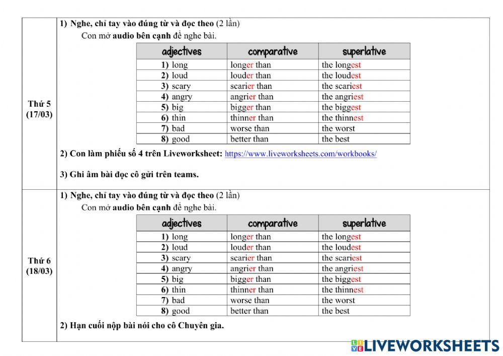 Phiếu HD học tuần từ 14-18.03