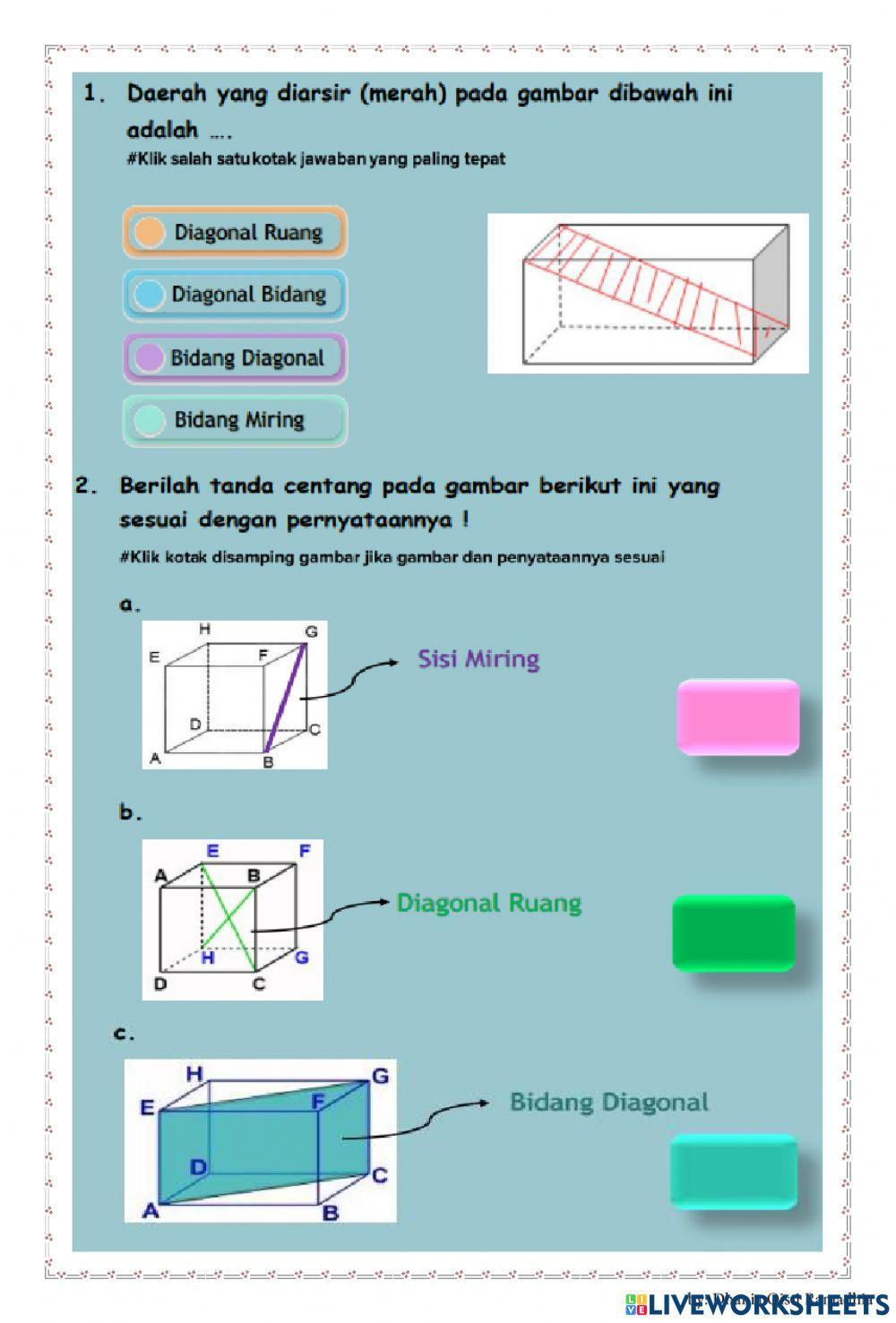 Bangun Ruang Sisi Datar