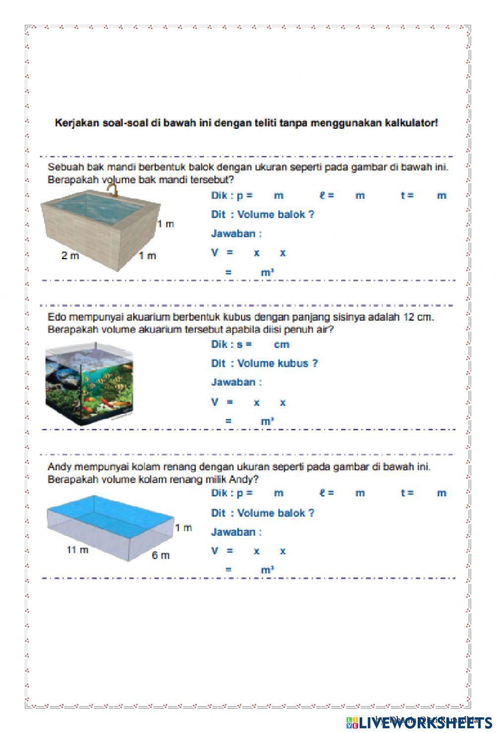 Bangun Ruang Sisi Datar