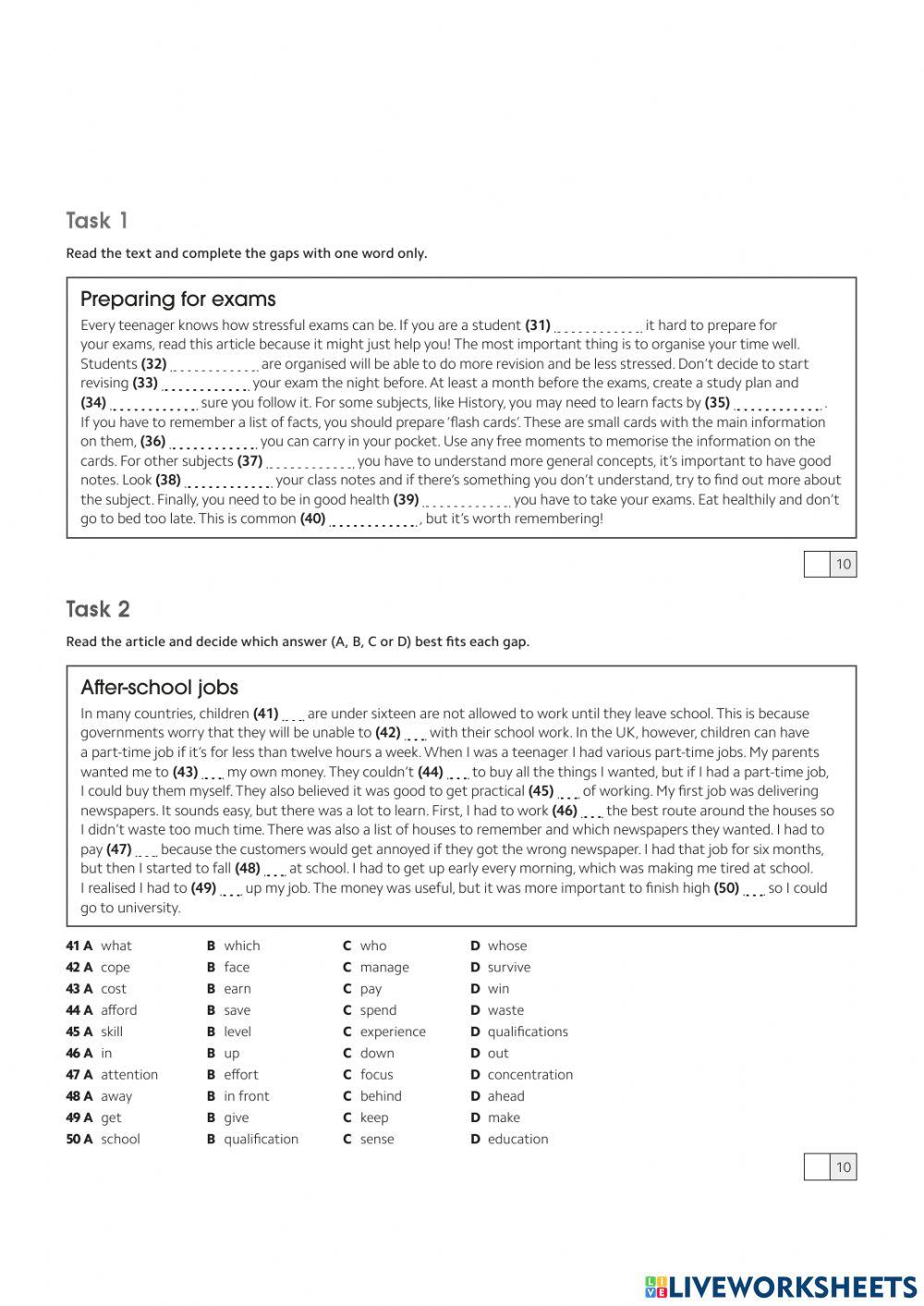 Day 59 Practice test
