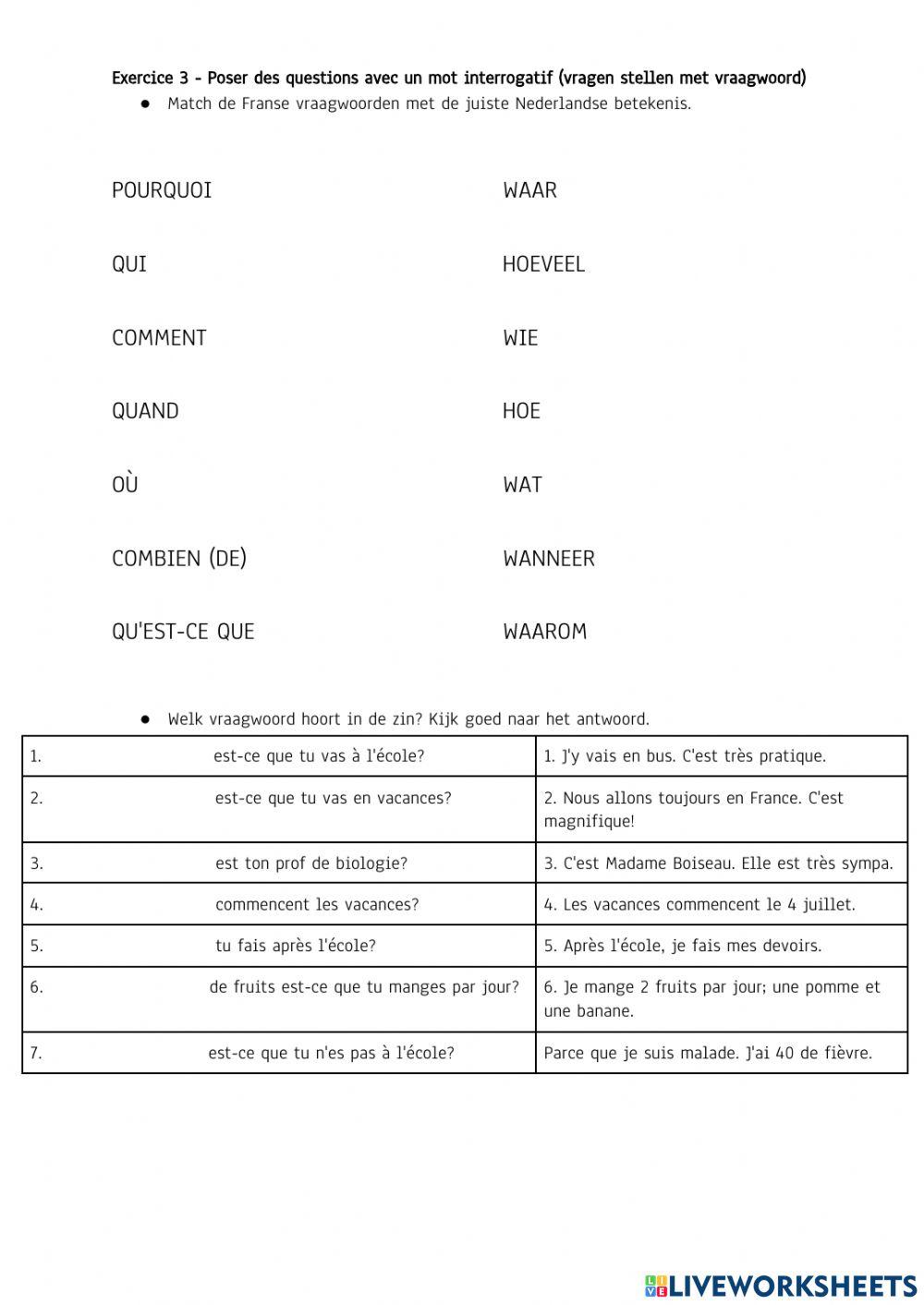 HAVO2 WW + grammatica na hoofdstuk 5
