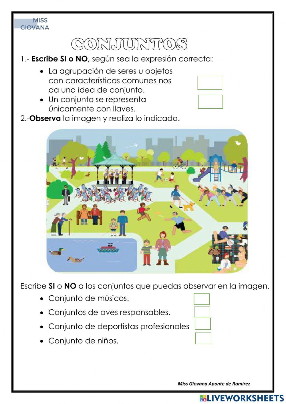 Representación de conjuntos