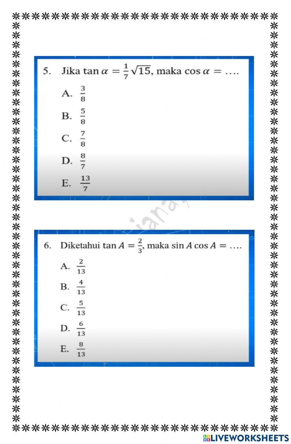 Lkpd 1 konsep dasar trigonometri