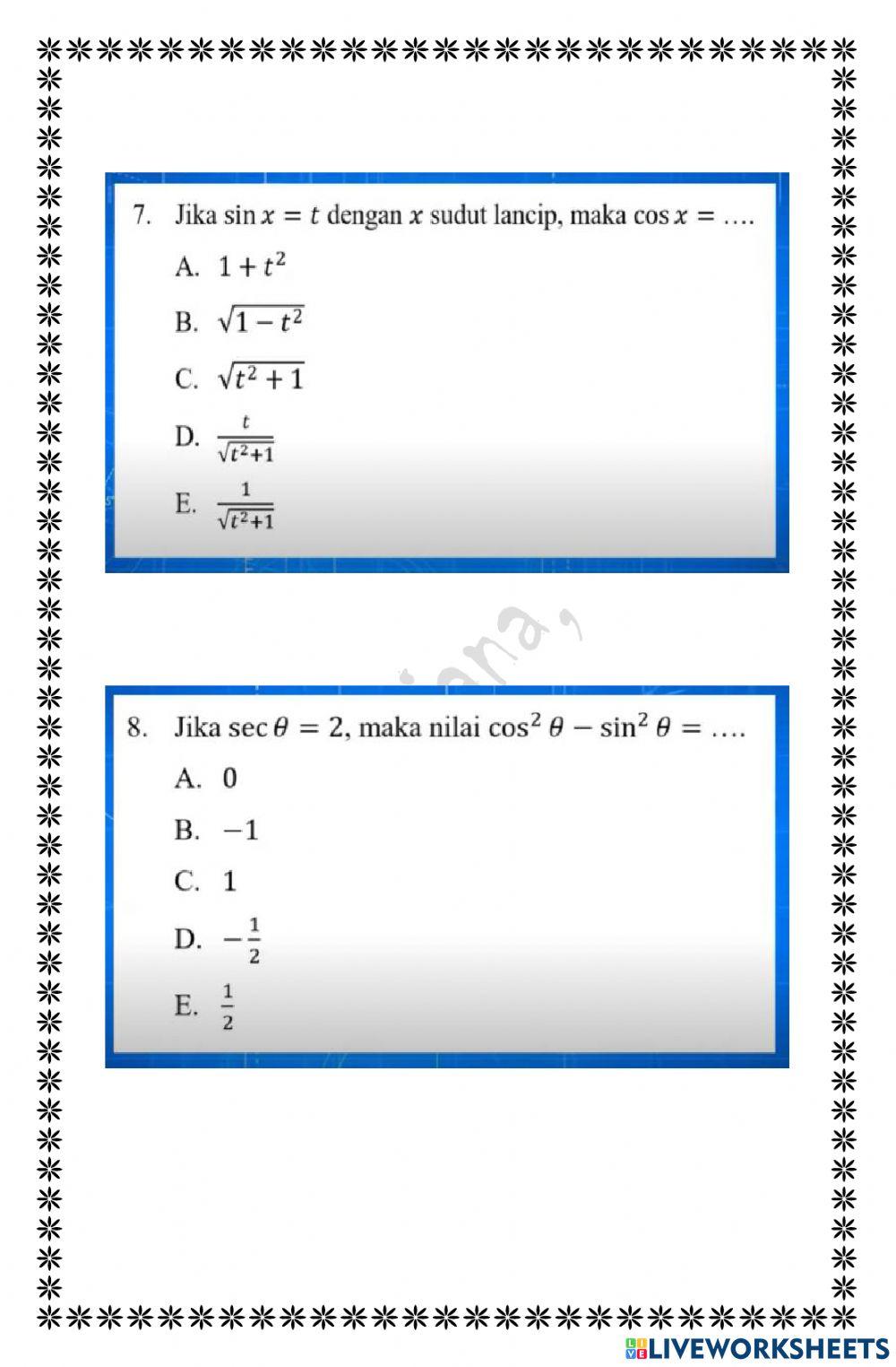 Lkpd 1 konsep dasar trigonometri