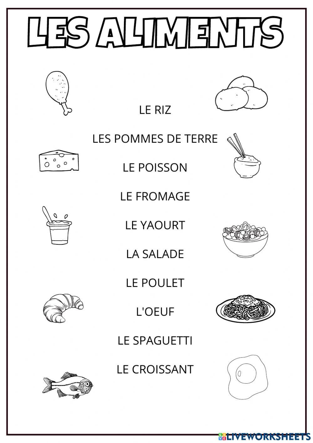LES ALIMENTS 2