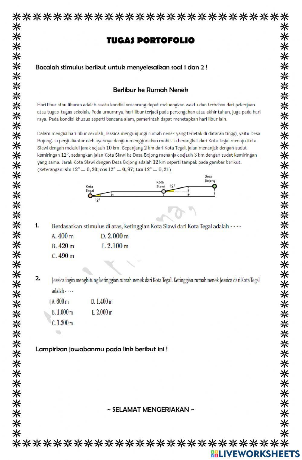 Tugas 1 portofolio trigonometri