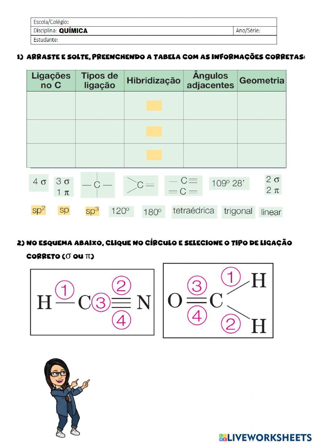 Hibridização do carbono