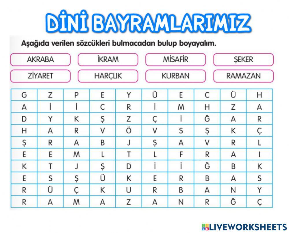 Dini Bayramlarımız