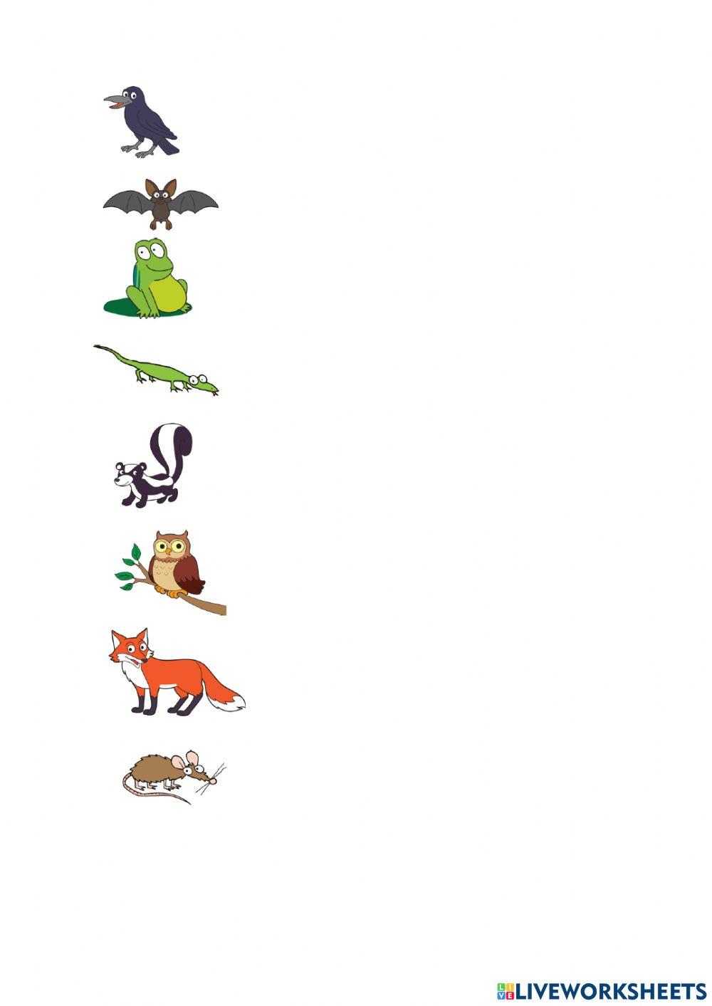 Farm and wild animals