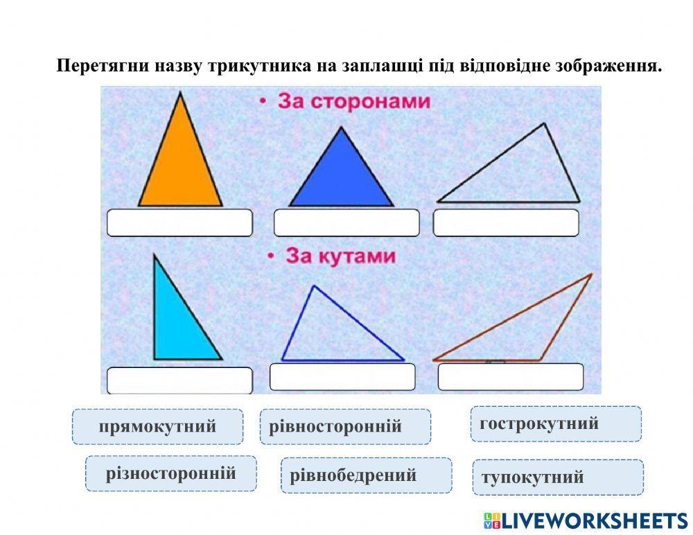 Види трикутників